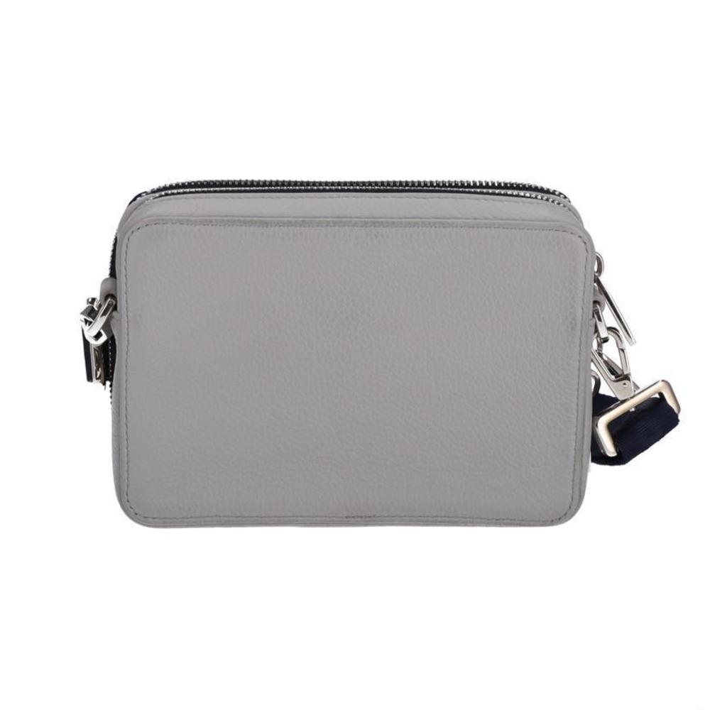 Dior Calf Zip Pouch Double Leather Shoulder